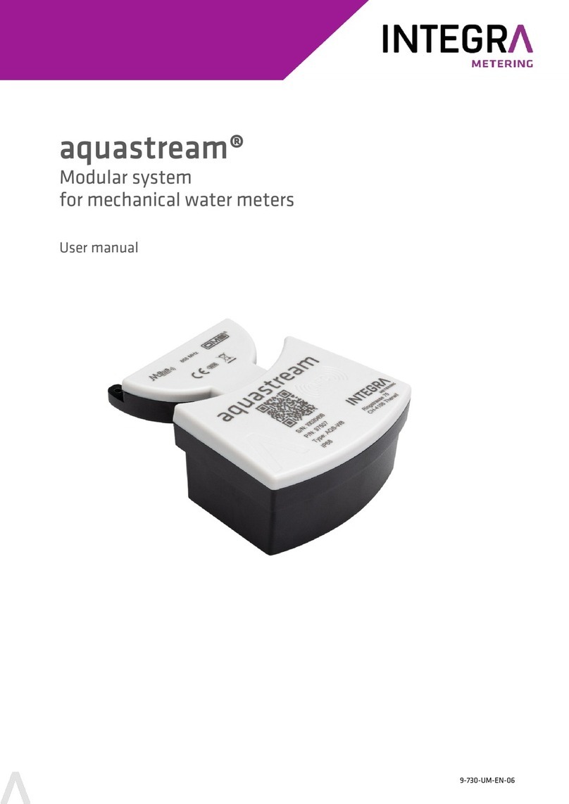 INTEGRA Metering aquastream LoRa user manual INTEGRA Metering aquastream LoRa user manual