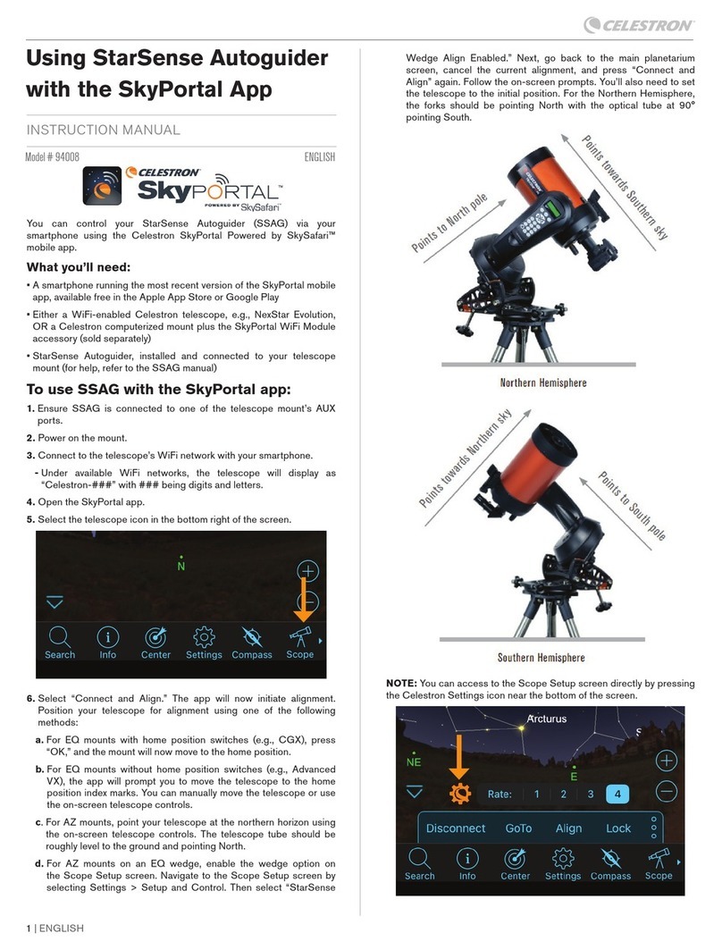 Celestron StarSense 94008 User manual