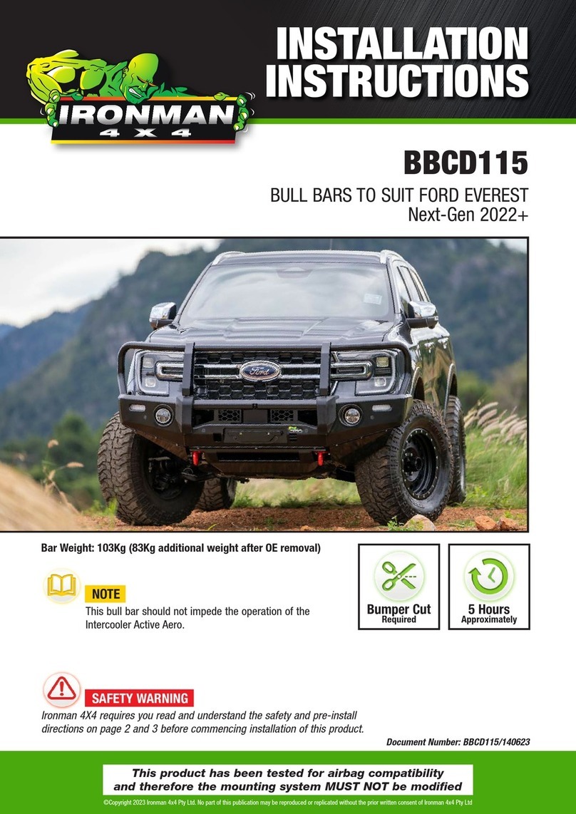 Ironman4x4 BBCD115 installation instructions