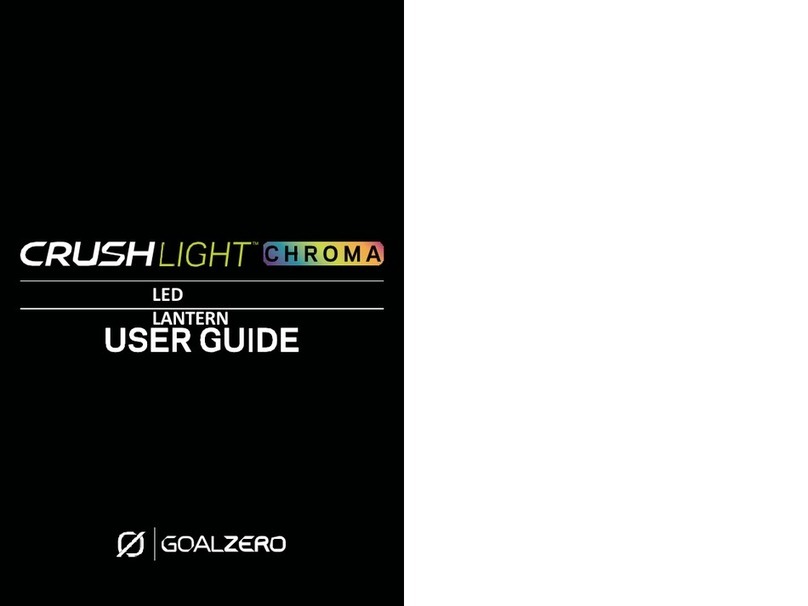 GOAL ZERO CRUSHLIGHT CHROMA user guide