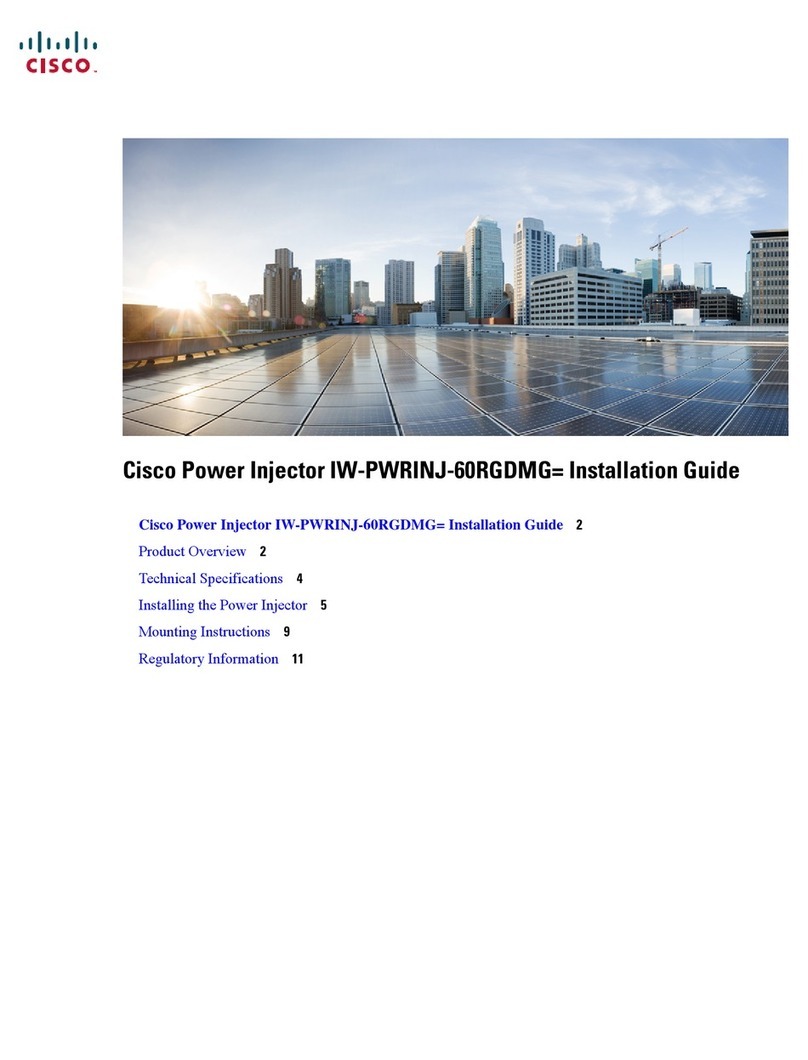 Cisco IW-PWRINJ-60RGDMG installation guide Cisco IW-PWRINJ-60RGDMG installation guide