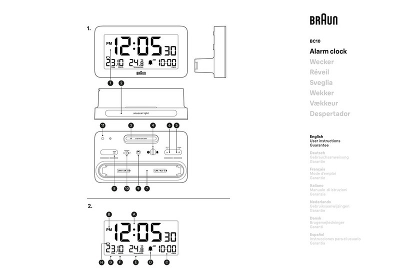 Braun BC10 User instructions