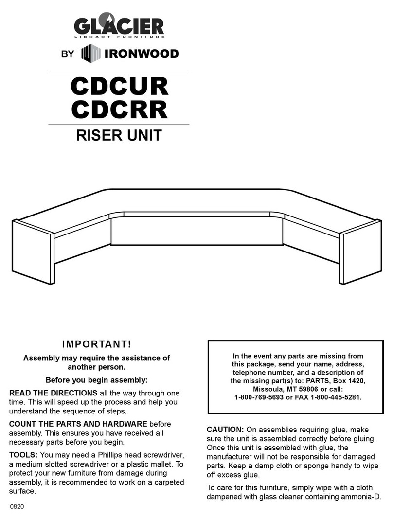 Ironwood GLACIER CDCUR User manual