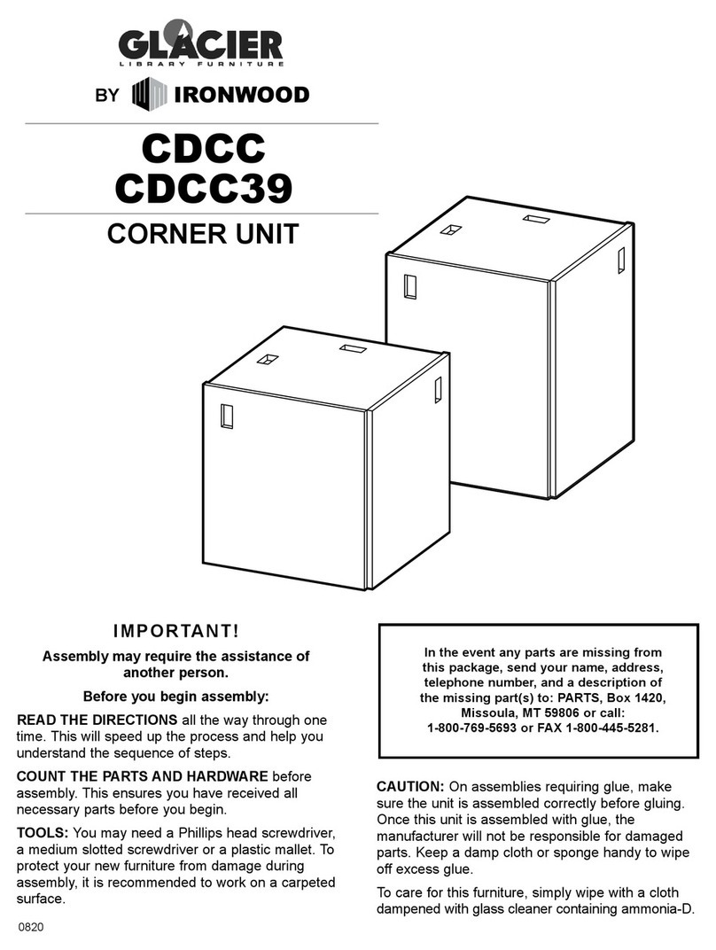 Ironwood GLACIER CDCC User manual