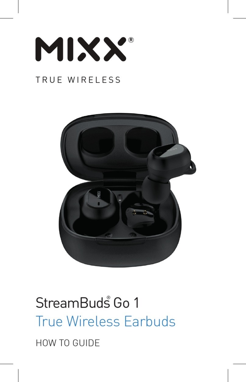 Mixx StreamBuds Go 1 Administrator Guide