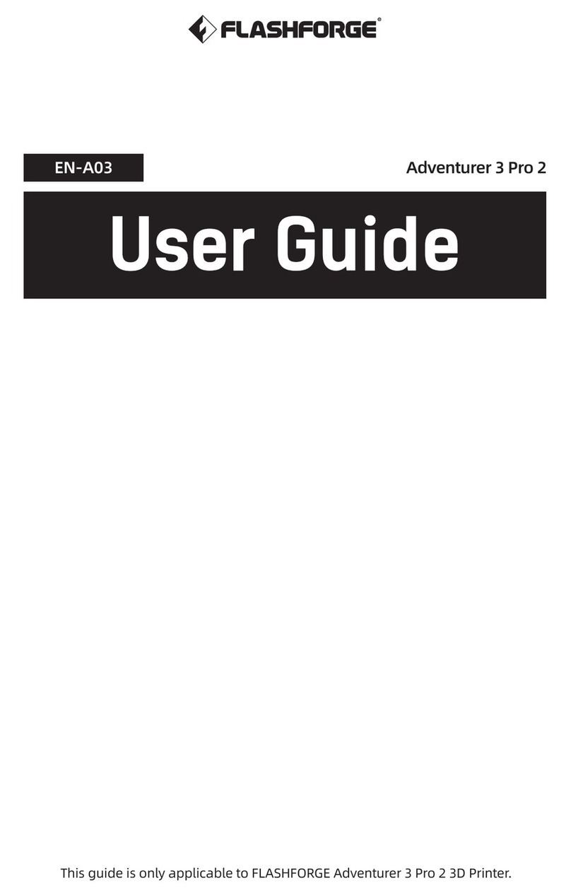 Flashforge Adventurer 3 Pro 2 User manual