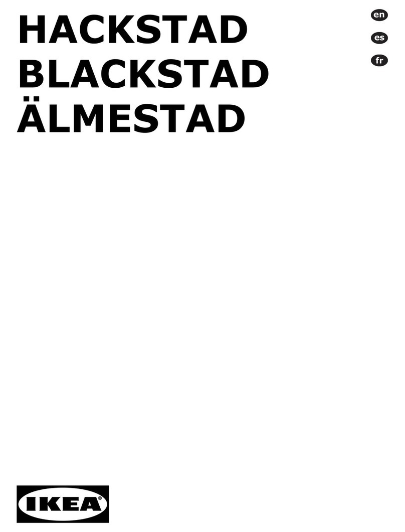 IKEA HACKSTAD User manual IKEA HACKSTAD User manual