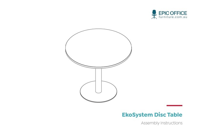 Epic Office Furniture EkoSystem Assembly instructions Epic Office Furniture EkoSystem Assembly instructions