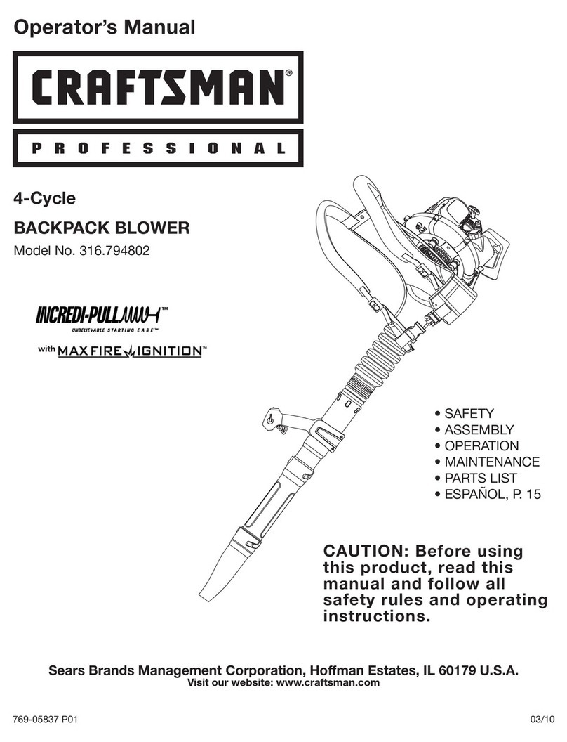 Craftsman INCREDI.PULL 316.794802 Operator's manual