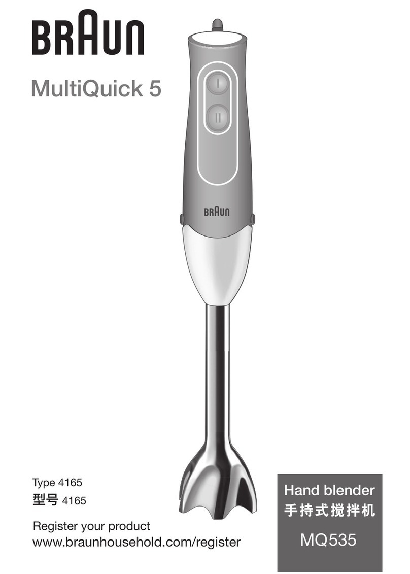 Braun MultiQuick 5 MQ535 User manual