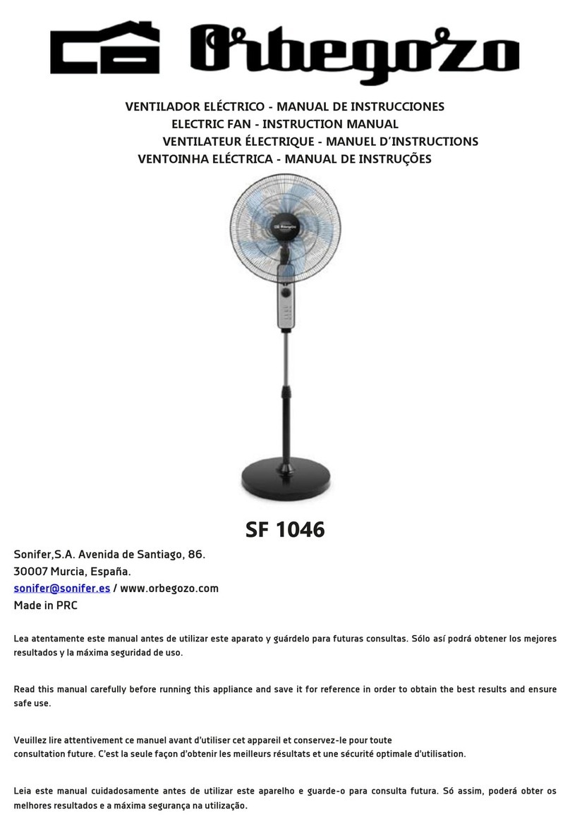 Orbegozo SF 1046 User manual Orbegozo SF 1046 User manual