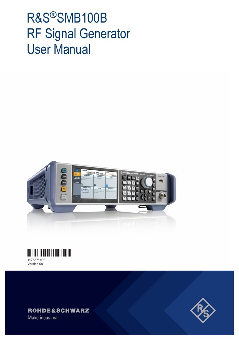 Rohde & Schwarz SMB100B user manual