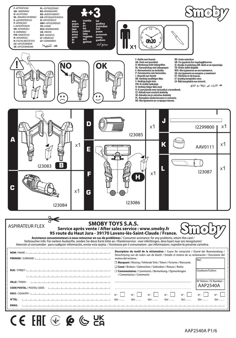 Smoby AAP2540A User manual