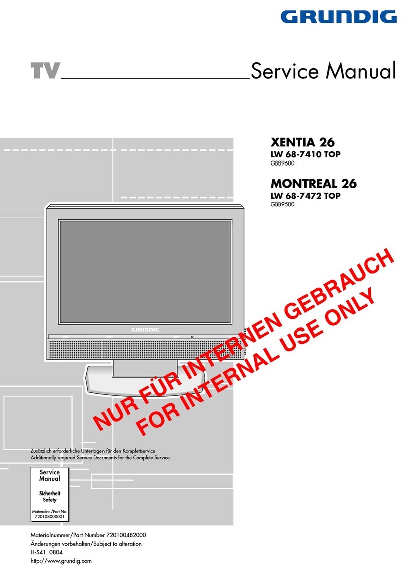 Grundig XENTIA 26 User manual