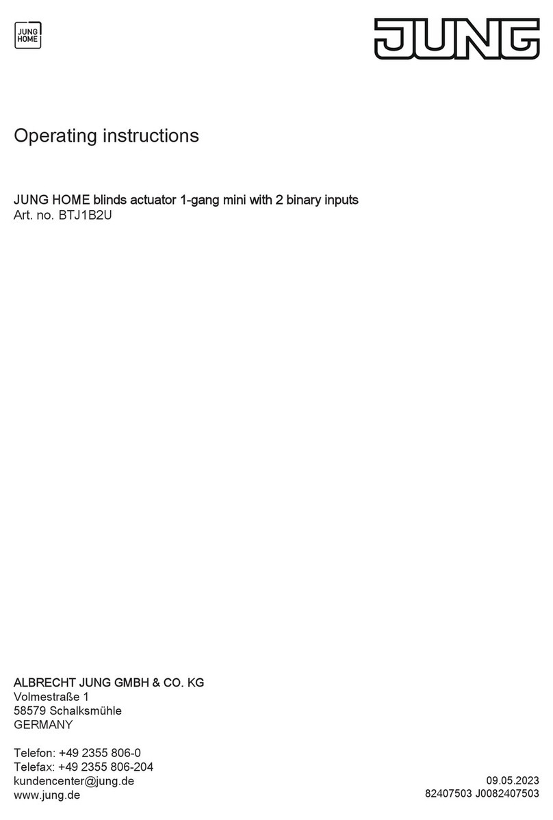 Jung BTJ1B2U User manual