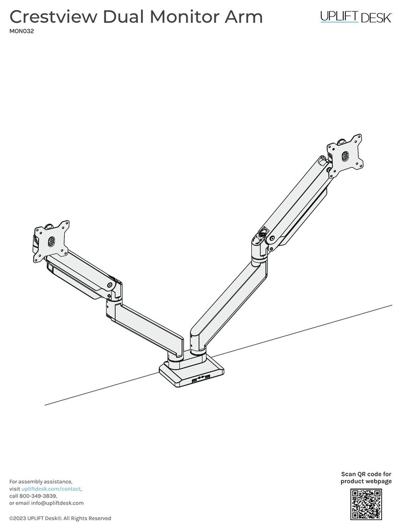Uplift Desk Crestview MON032 User manual