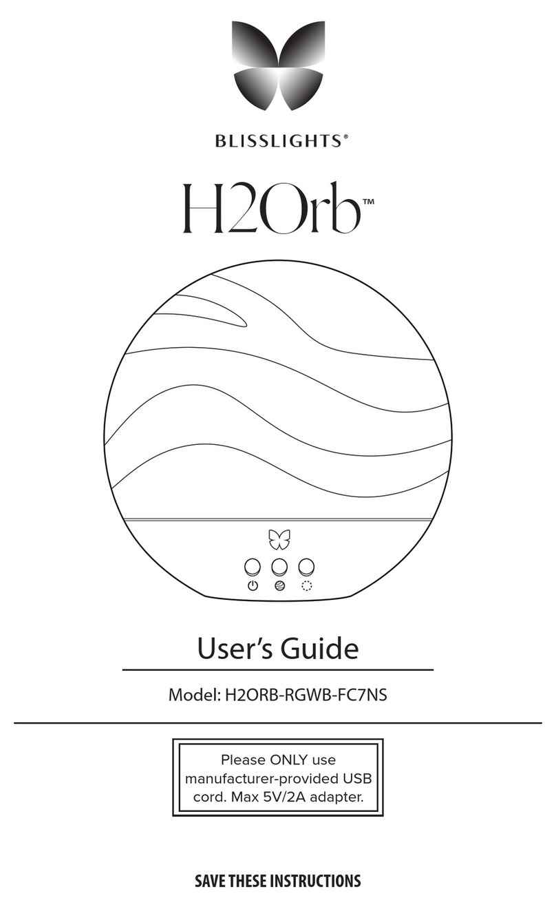 BlissLights H2Orb user guide BlissLights H2Orb user guide