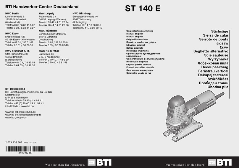 BTI ST 140 E Original instructions