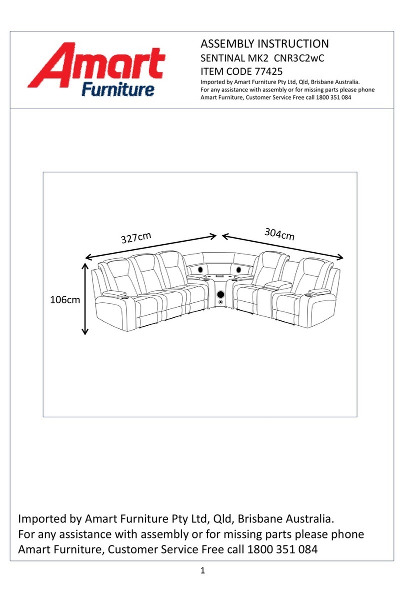 Amart Furniture SENTINAL MK2 CNR3C2wC quick start guide Amart Furniture SENTINAL MK2 CNR3C2wC quick start guide