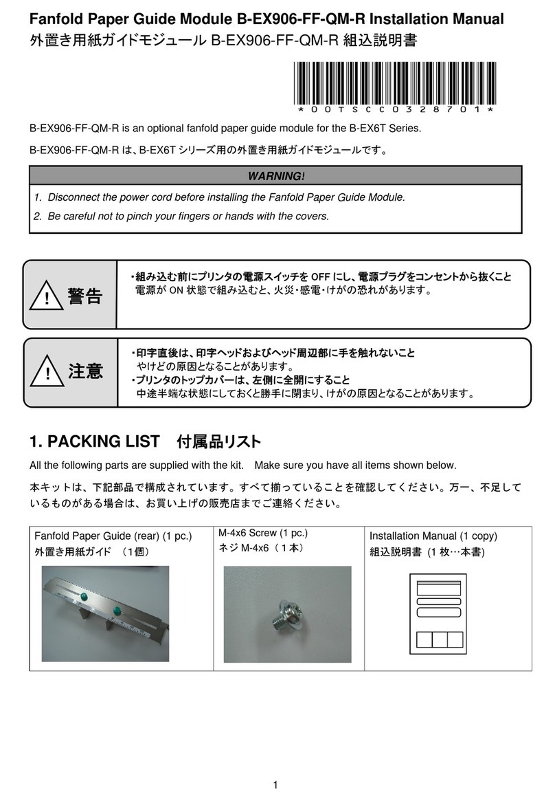 Toshiba B-EX906-FF-QM-R User manual