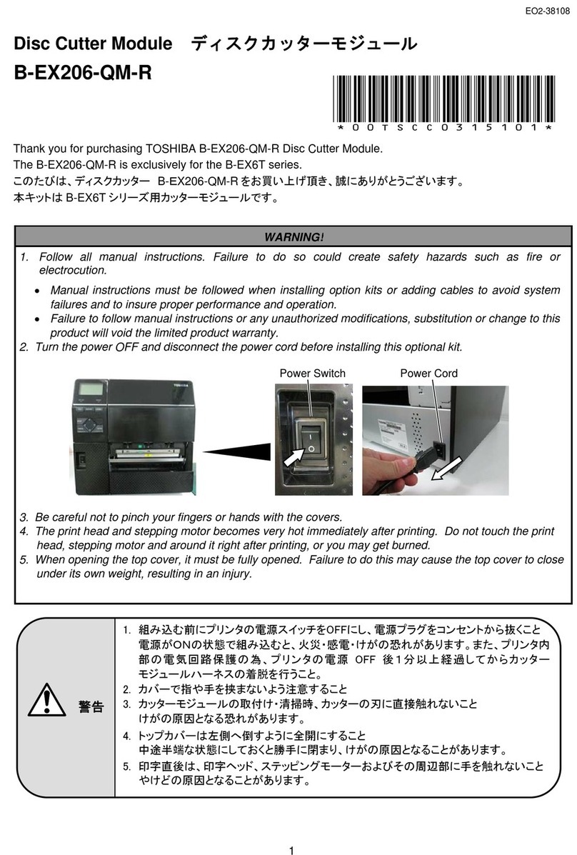 Toshiba B-EX206-QM-R User manual