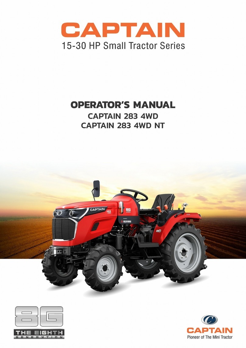 Captain 283 4WD 8G Operator's manual