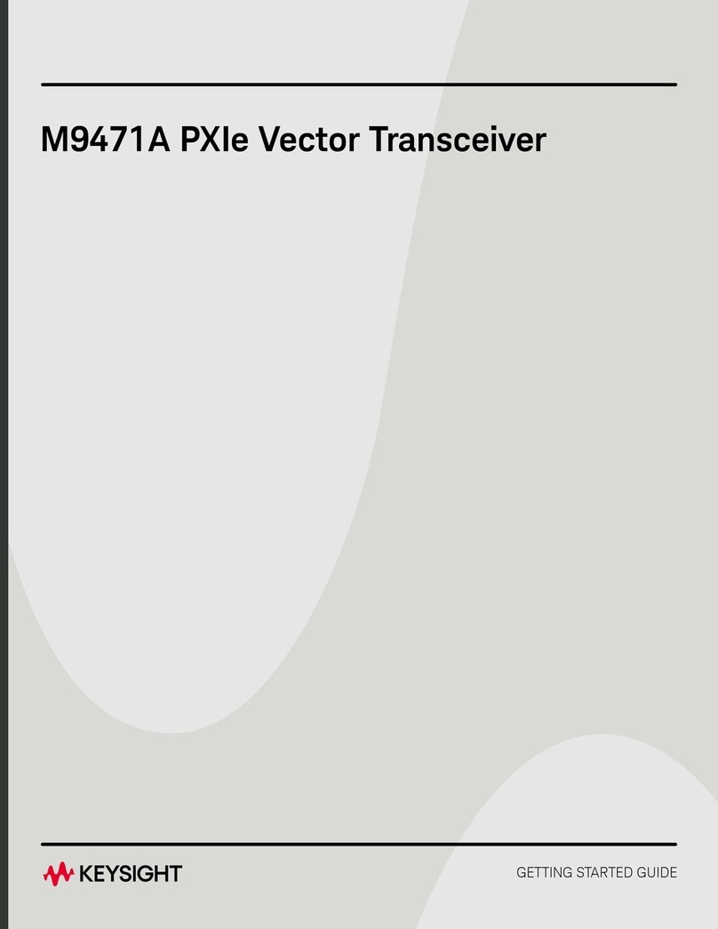 Keysight M9471A User manual Keysight M9471A User manual
