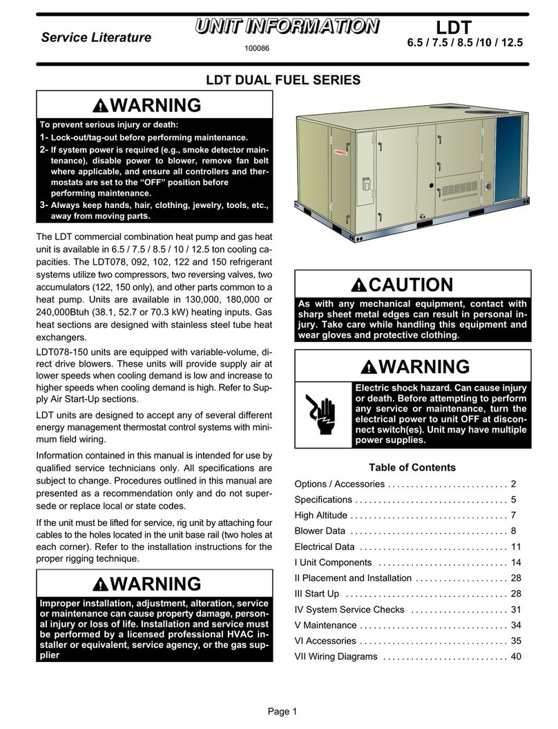 Lennox LDT Series Owner's manual