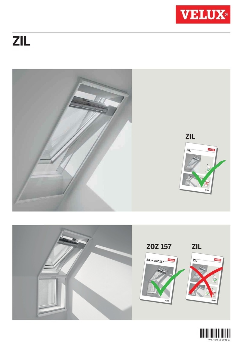 Velux ZOZ 157 instructions