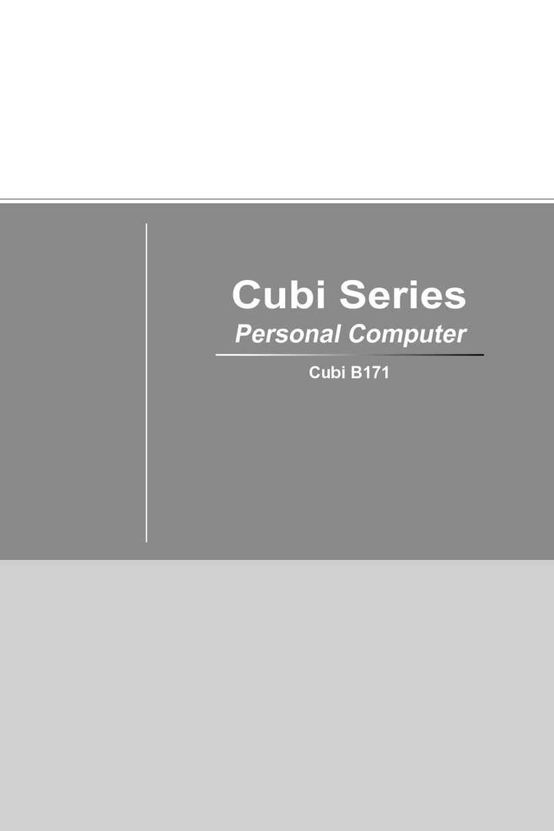 MSI Cubi B171 User manual