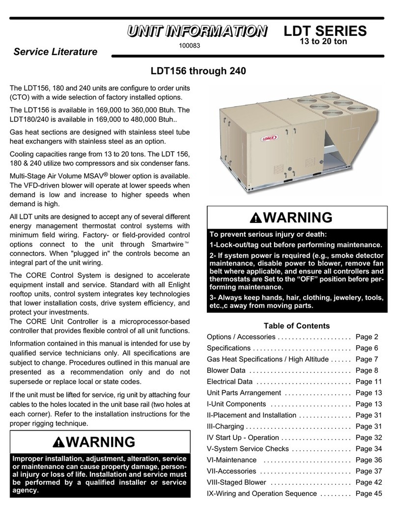 Lennox LDT Series Owner's manual