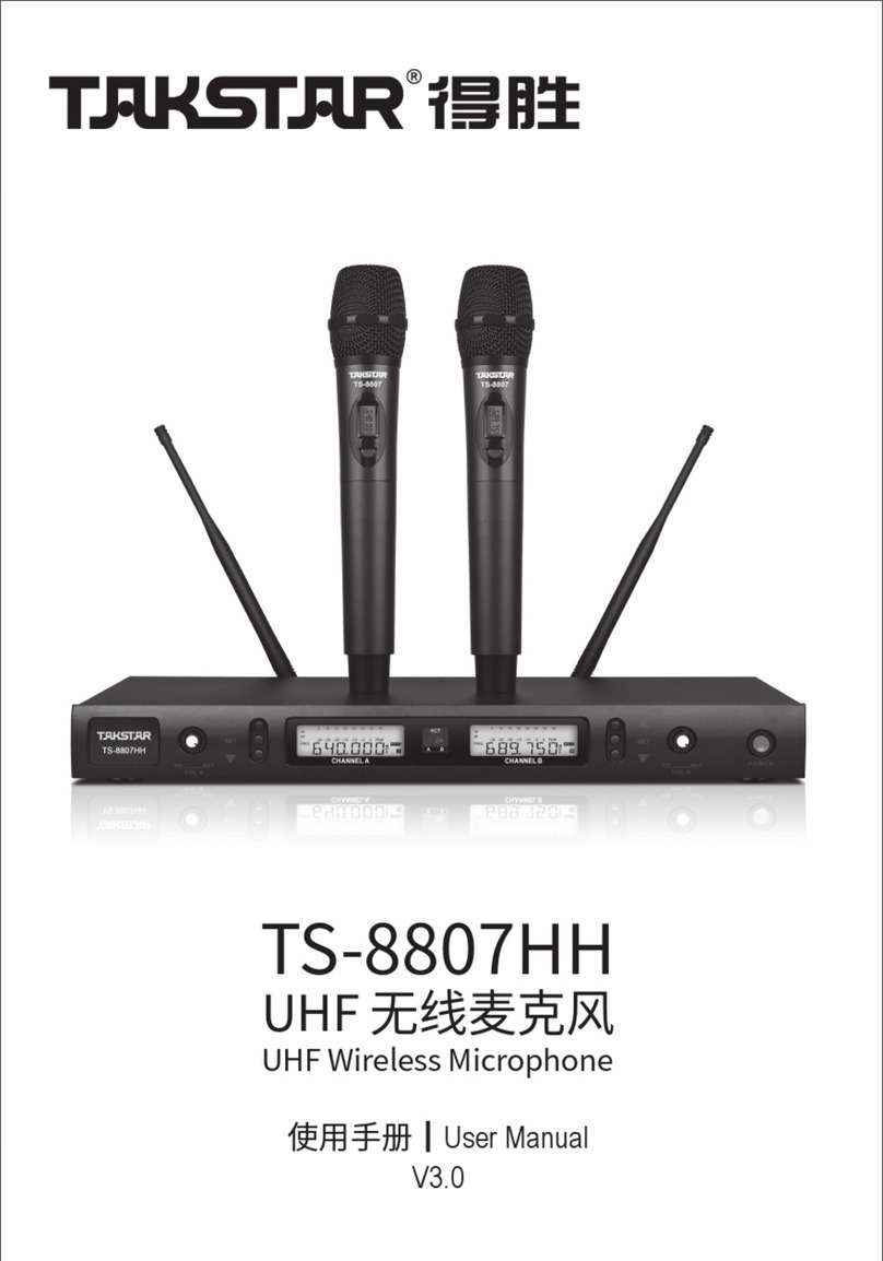 Takstar TS-8807HH user manual