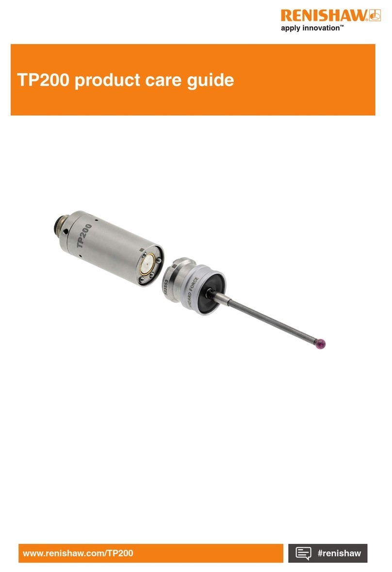Renishaw TP200 Product Care Guide