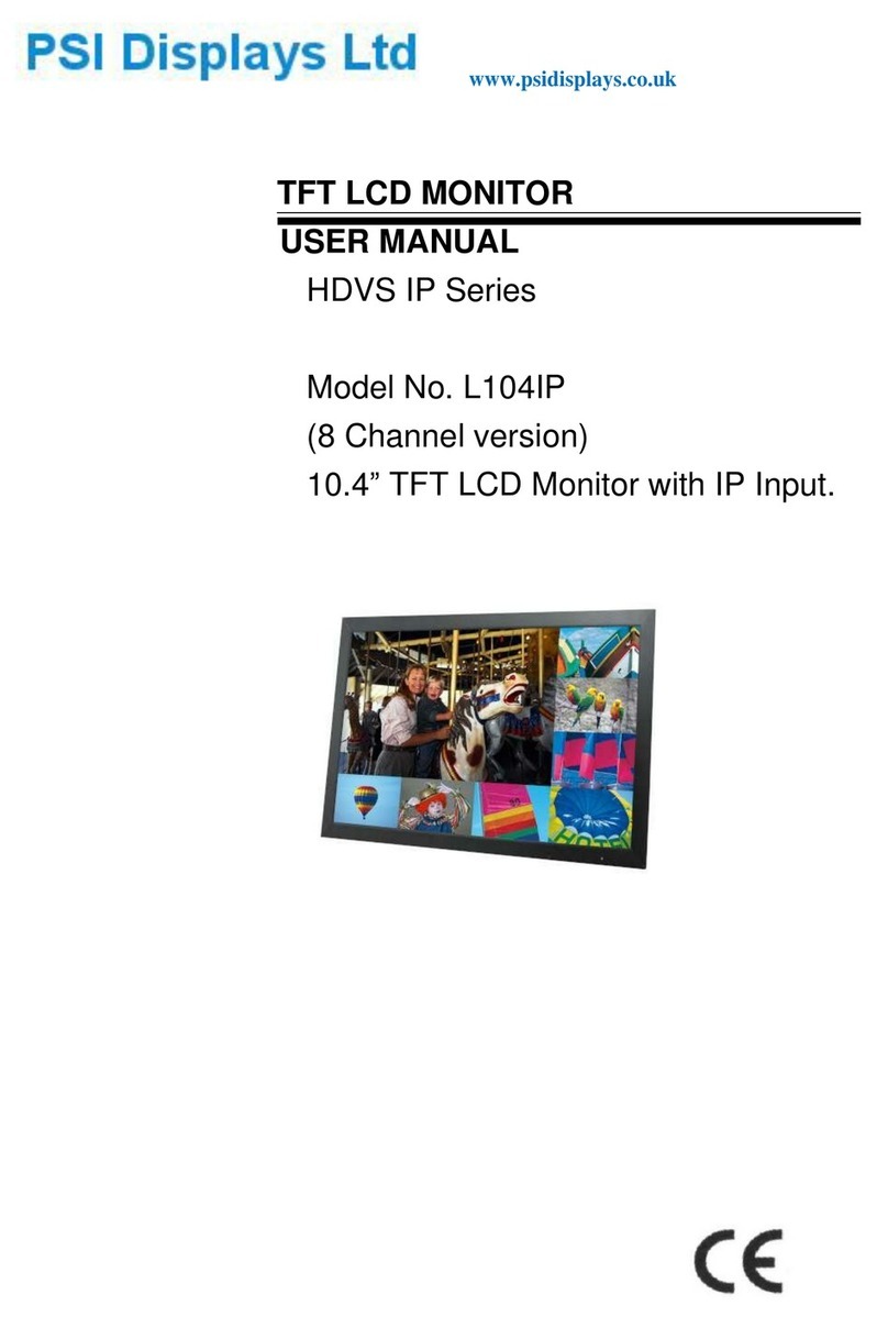 PSI Displays HDVS IP Series User manual