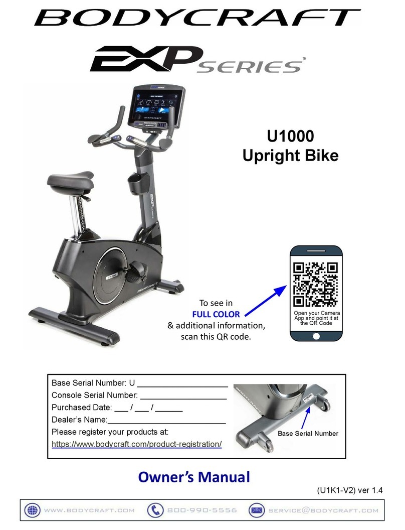 Body Craft EXP Series owner's manual