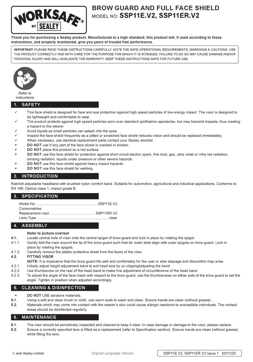 Sealey WORKSAFE SSP11E.V2 User manual