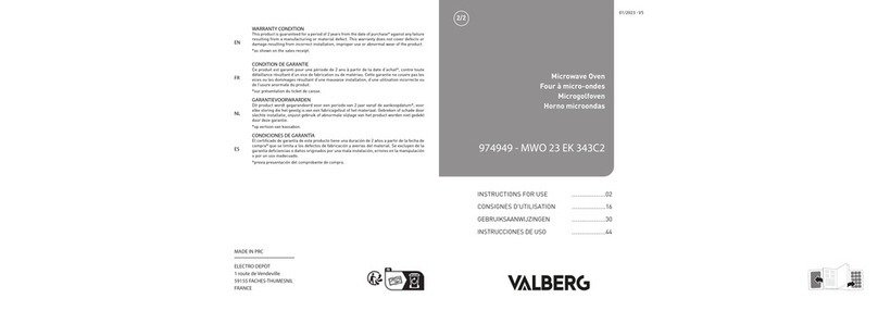 VALBERG MWO 23 EK 343C2 Instructions for use