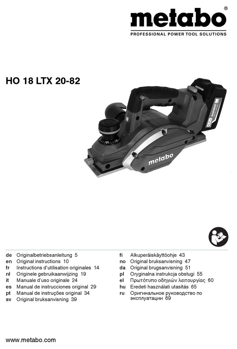 Metabo 602082840 Original instructions