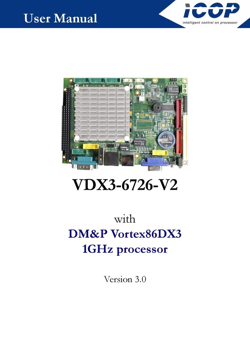 Icop VDX3-6726-V2 User manual