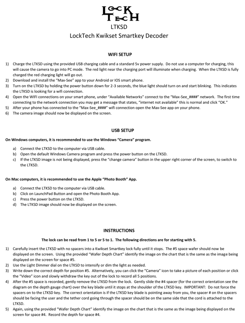 LockTech LTKSD manual