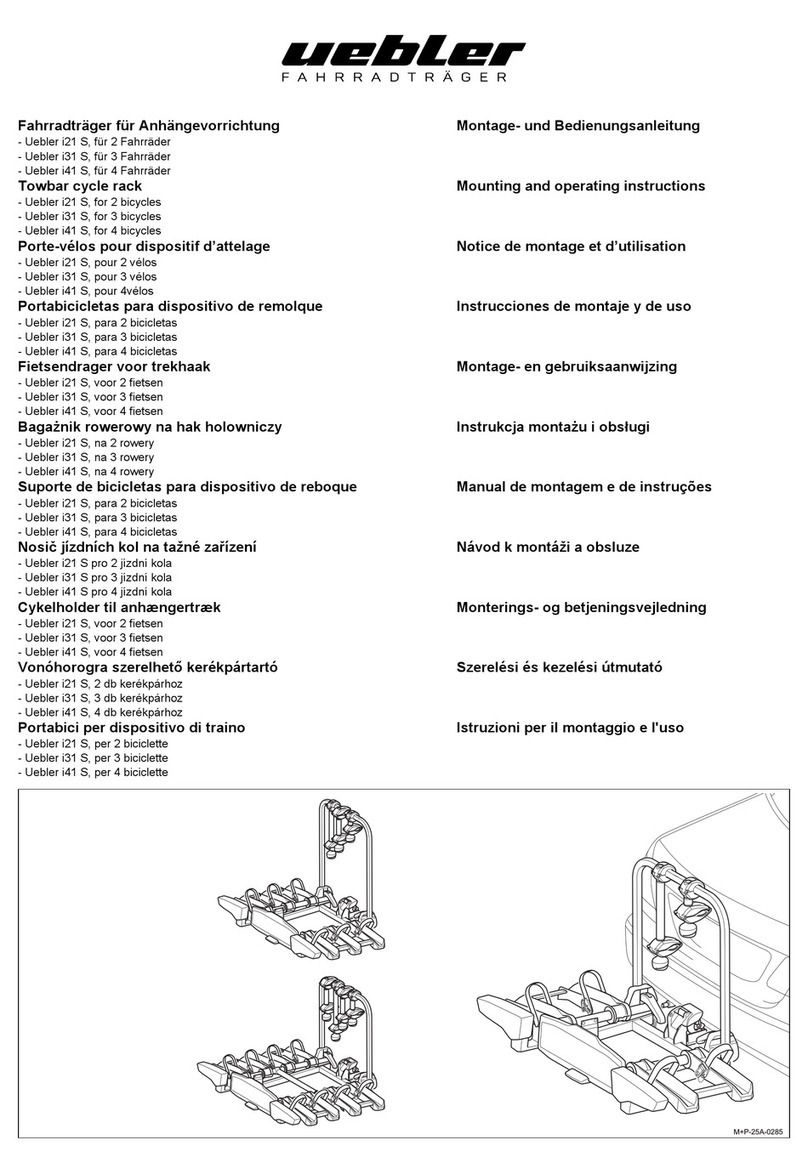 Uebler i21 S Mounting and operating instructions