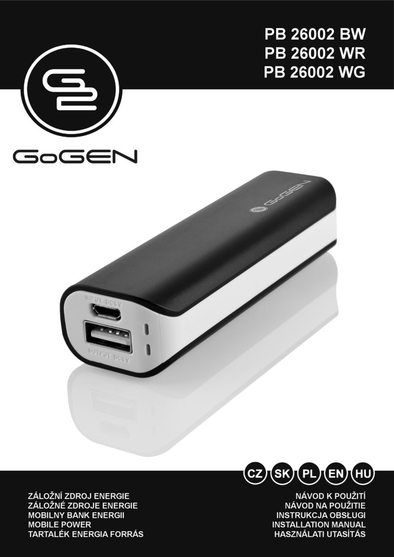 Gogen PB 26002 BW installation manual