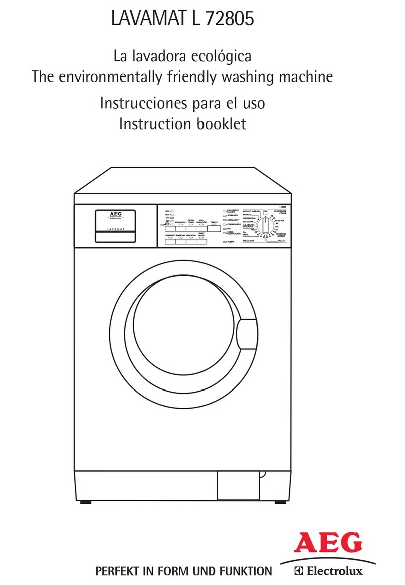 AEG Electrolux LAVAMAT L 72805 User manual