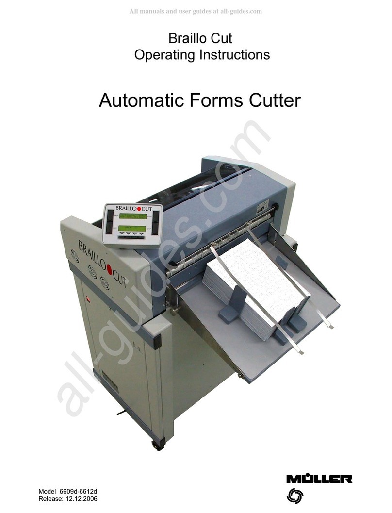 Muller Braillo Cut 6609d User manual