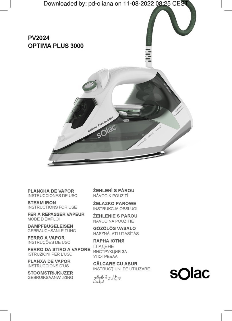 SOLAC OPTIMA PLUS 3000 User manual