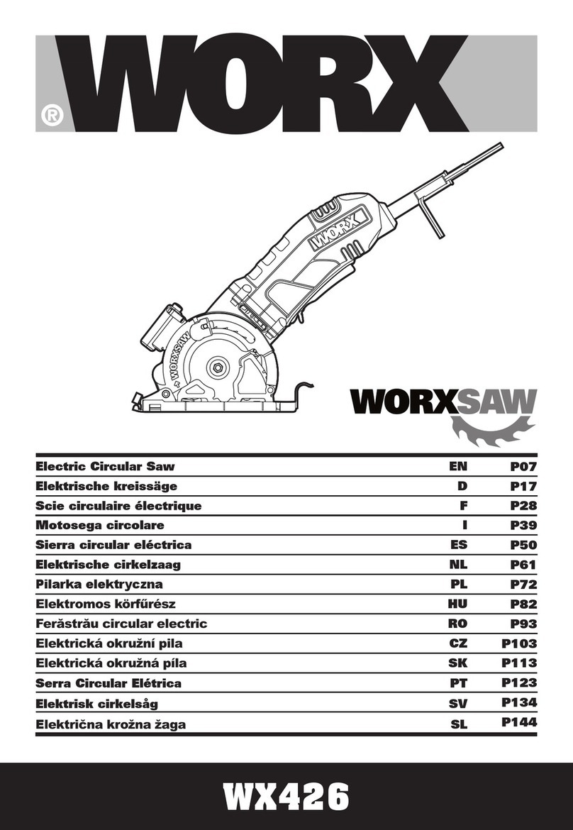 Worx WX426 User manual