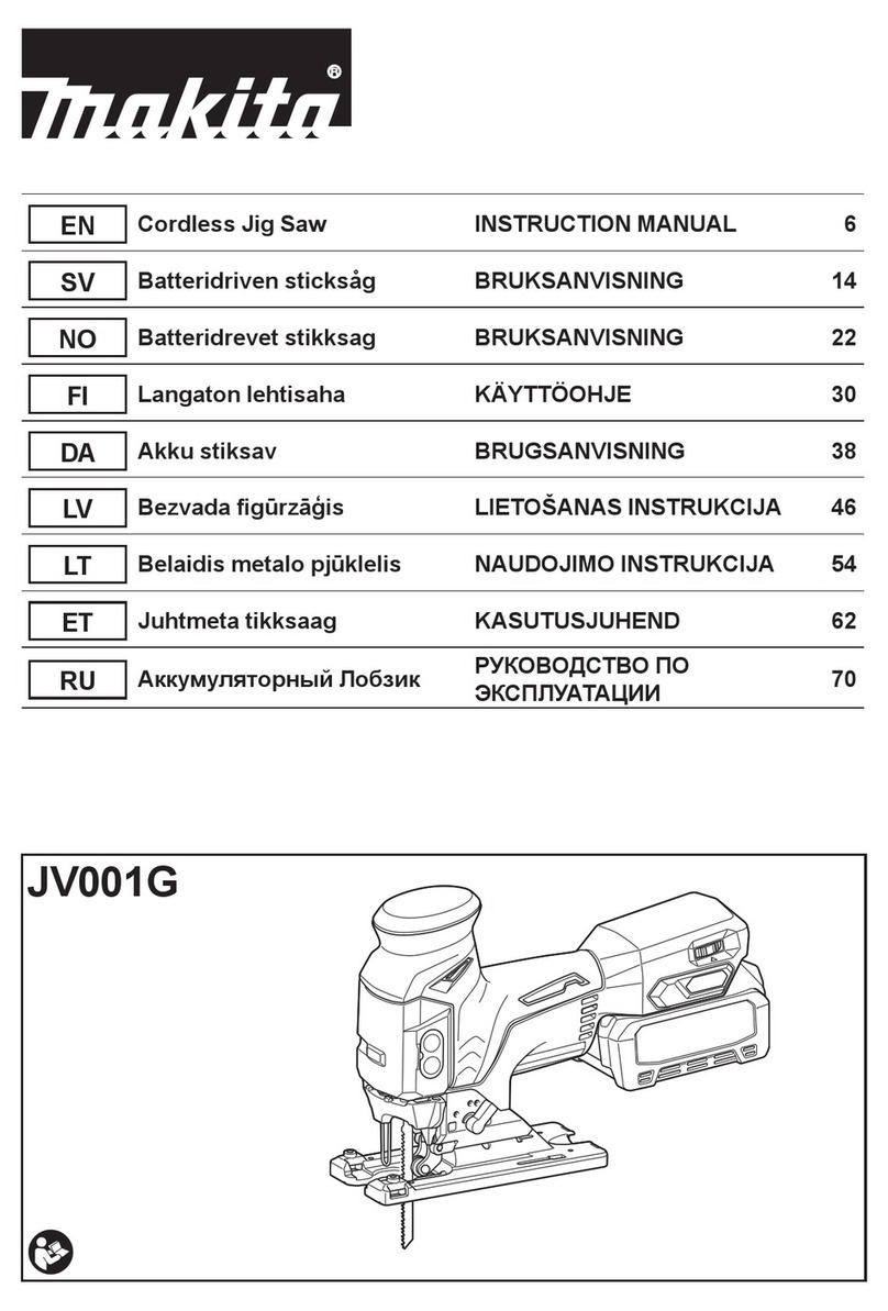 Makita JV001G instruction manual