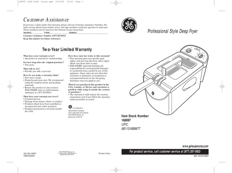 GE 168997 manual