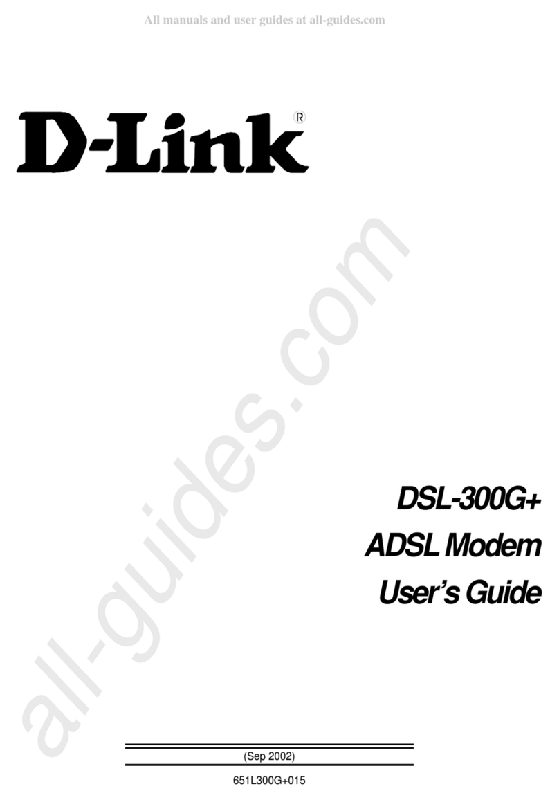 D-Link DSL-300G User manual