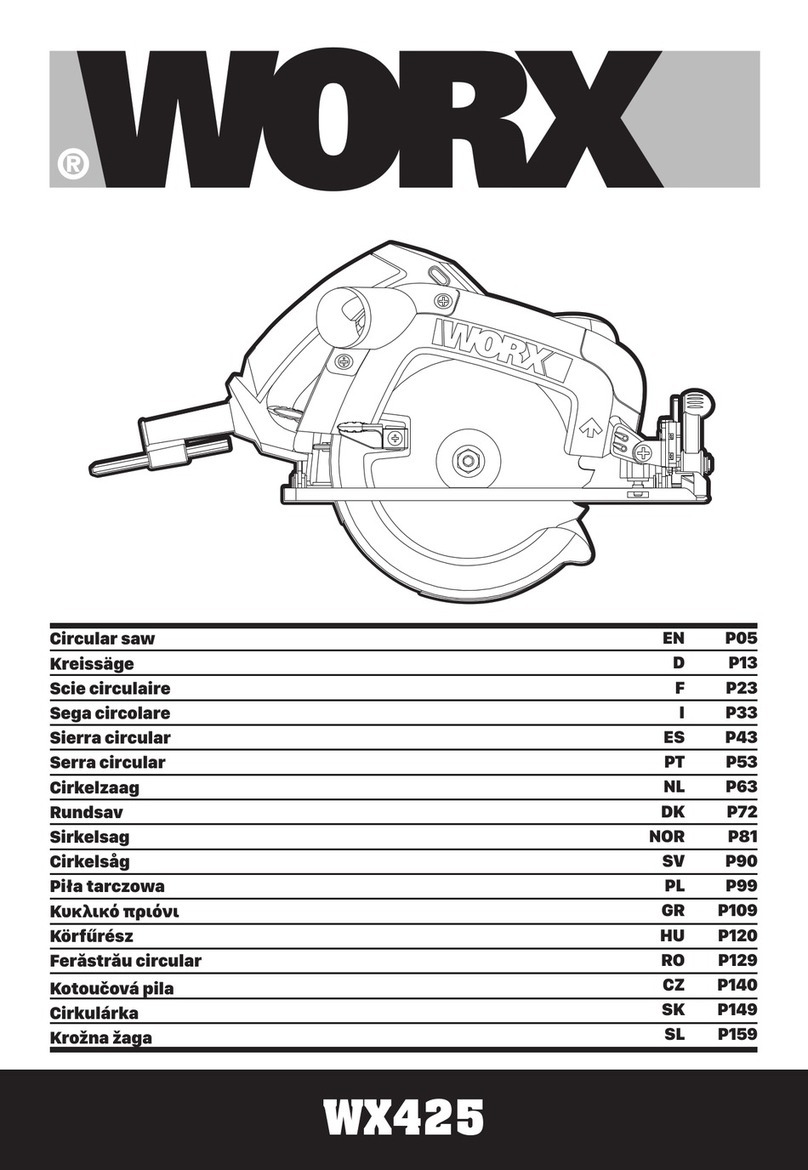 Worx WX425 User manual